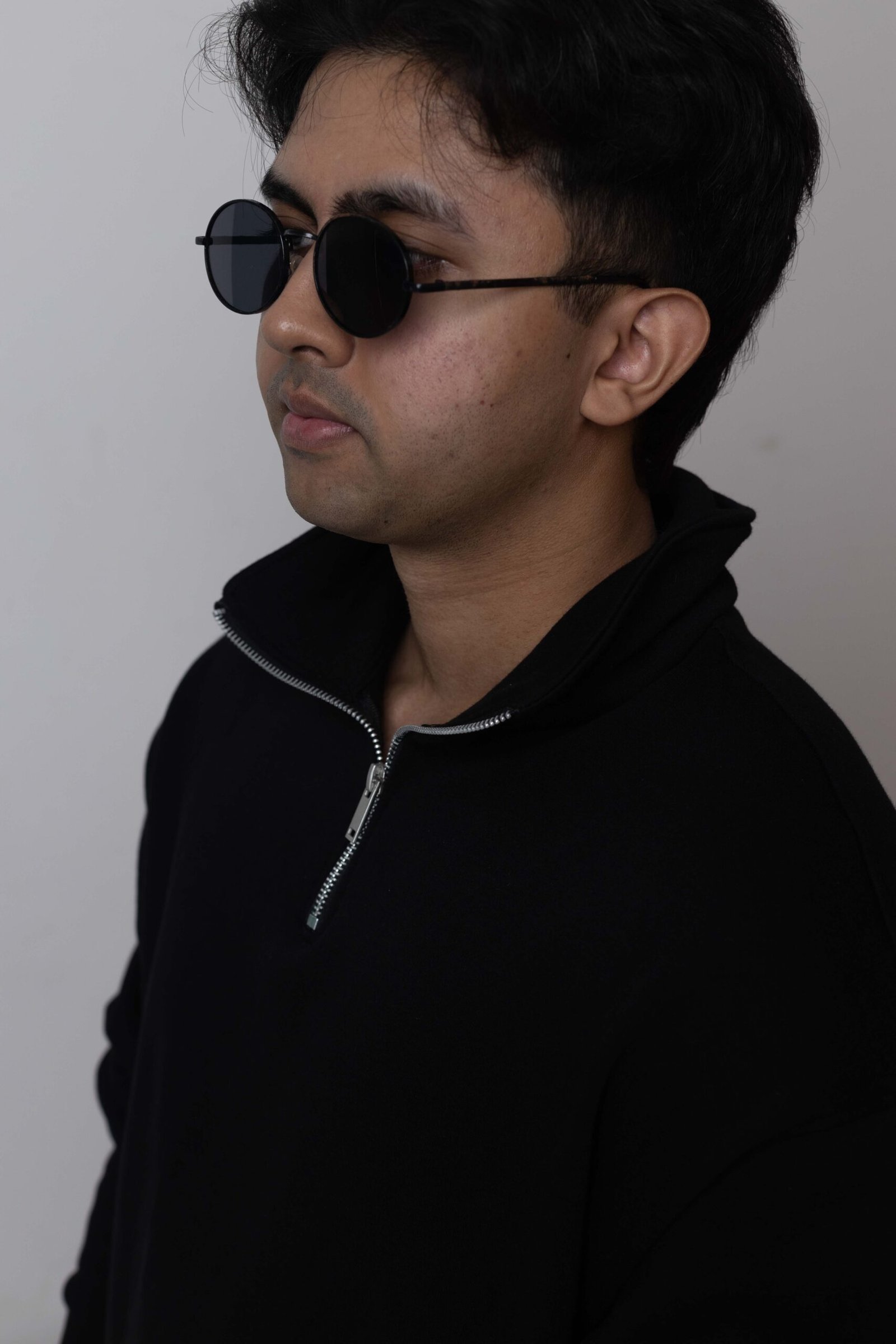 BLACK NOIR QUARTER-ZIP <br> PULLOVER - Image 2