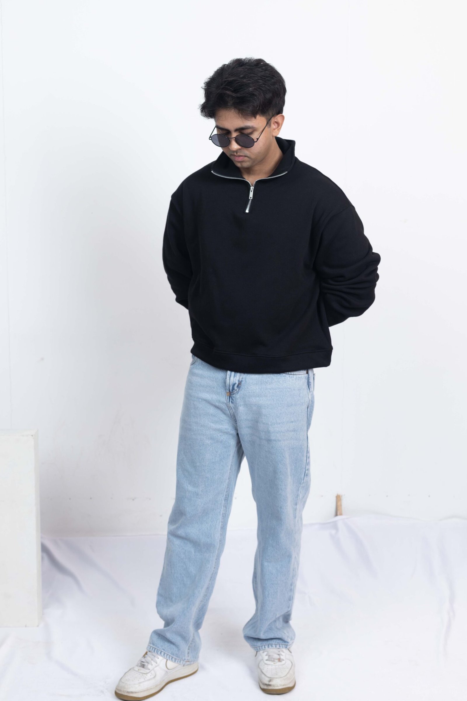 BLACK NOIR QUARTER-ZIP <br> PULLOVER