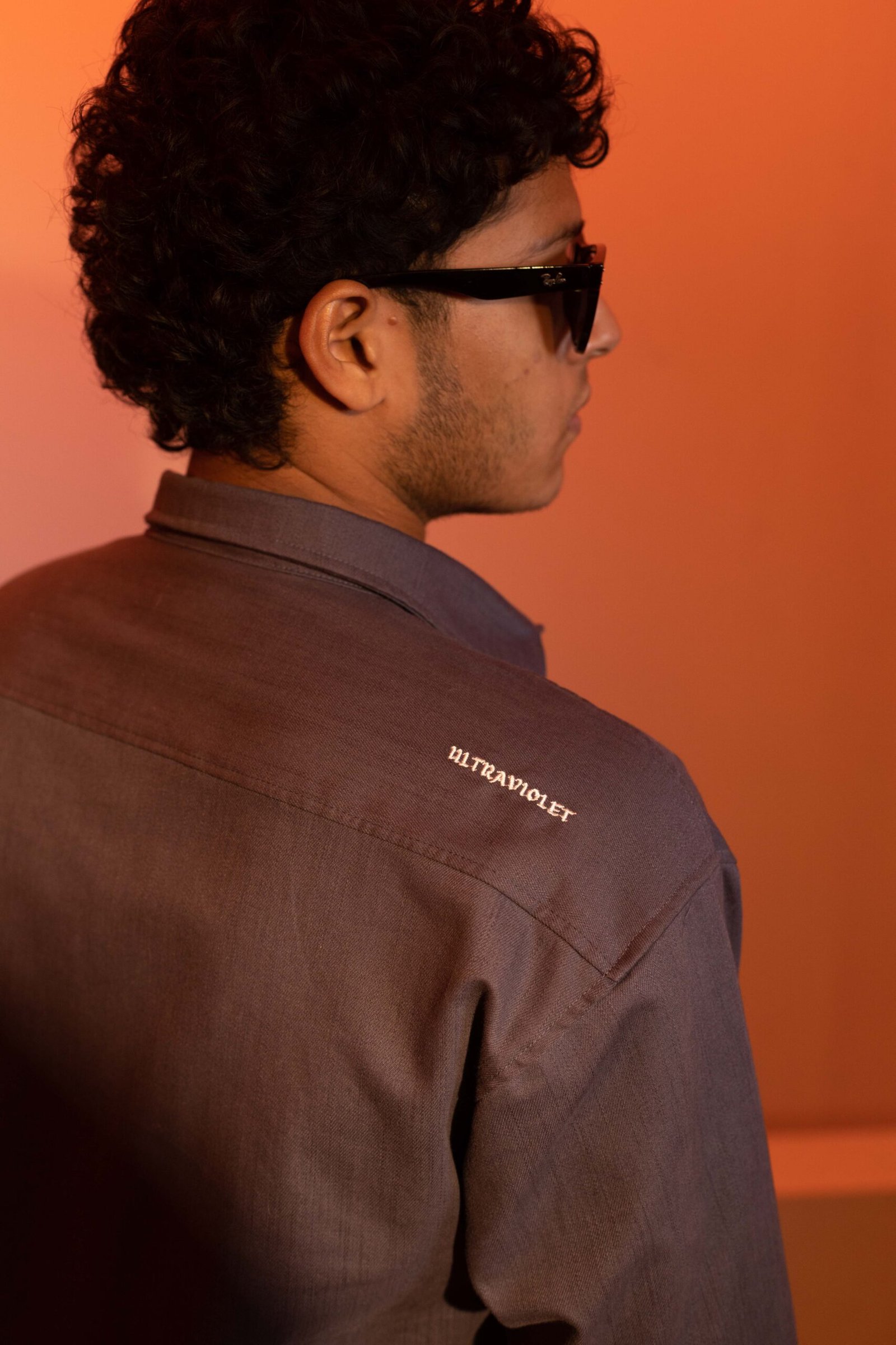 CHARCOAL DUSK EMBROIDERED OVERSHIRT - Image 2