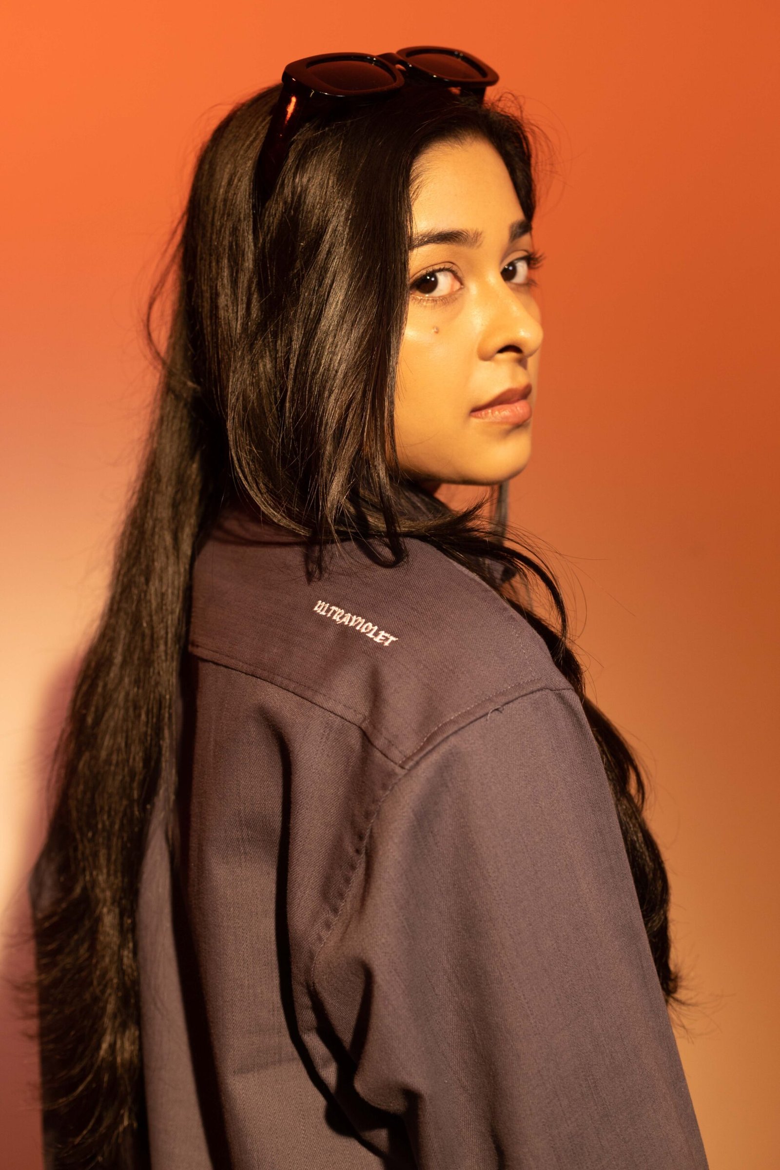 CHARCOAL DUSK EMBROIDERED OVERSHIRT - Image 4